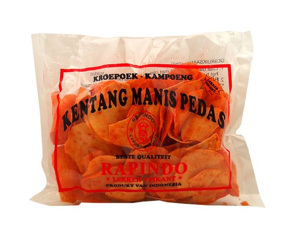Kartoffelkrupuk, süß-scharf, 200g