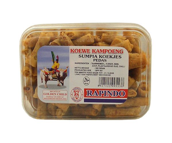 Scharfe Shrimptaschen (Sumpia Pedas), 150g