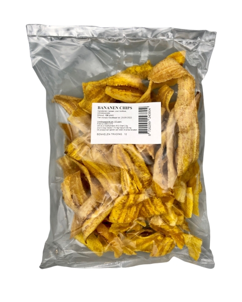 Bananenchips, salzig, Benhelen, 150g
