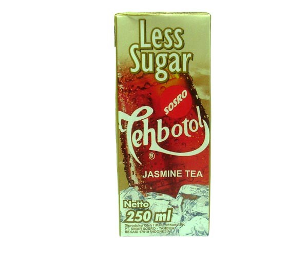 Jasmintee "Tehbotol - Less Sugar", 250ml