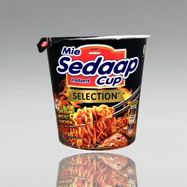 Cup Korean Spicy Chicken, Mie Sedaap 81g