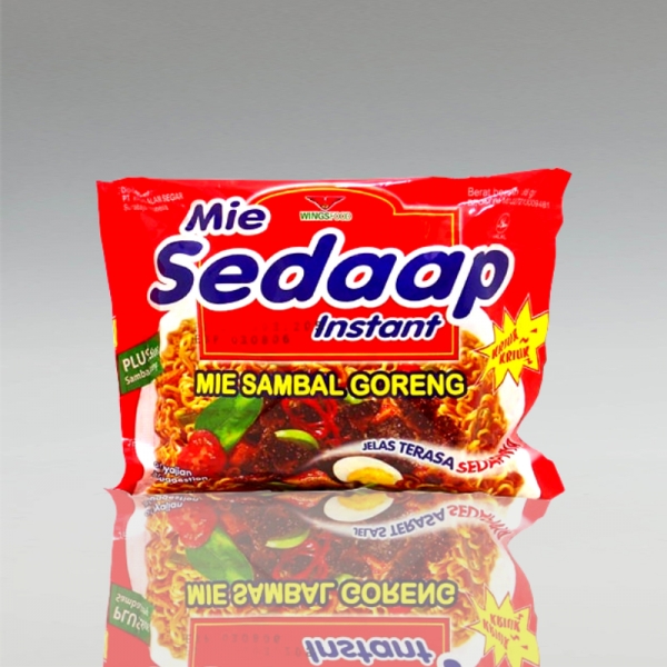 1 Karton (40 Stück) Mie Sedaap Mie Sambal Goreng, 88g