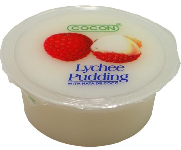 Lychee Jelly Pudding, Cocon, 6x80g