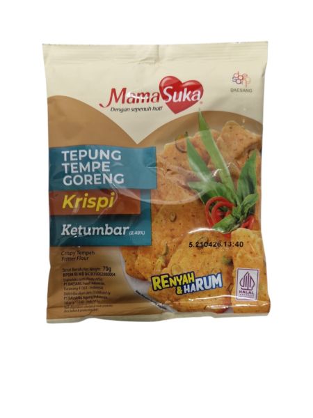 Tepung Tempe Goreng, Mamasuka, 70g