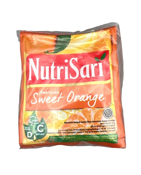 NutriSari Sweet Orange 10 x 14g