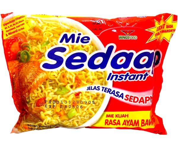 Mie Sedaap mit Hähnchen-Zwiebelgeschmack, 73g