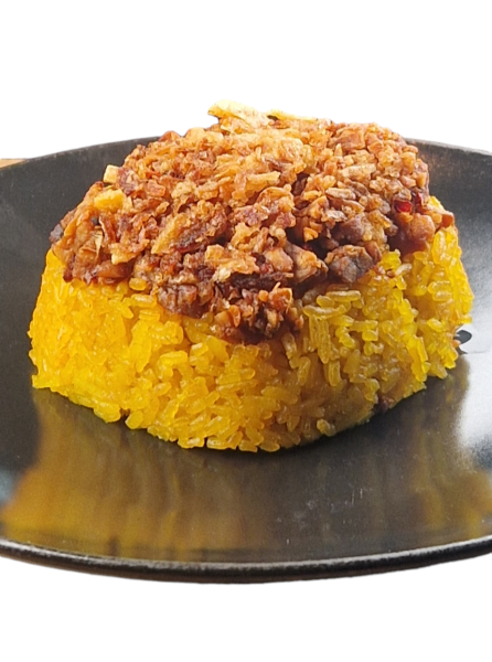 Nasi Kuning (Kurkumareisgericht mit Topping), Mutiara, 200g