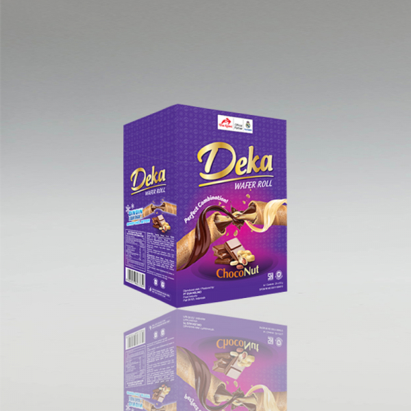 Deka Wafer Roll Choco, Dua Kelinci, 24 x 9g