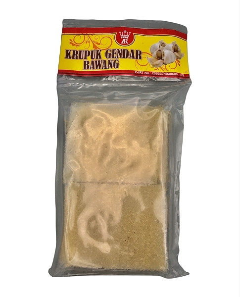 Krupuk Gendar Bawang - Reiskrupuk mit Zwiebelgeschmack, Adarasa, 150g