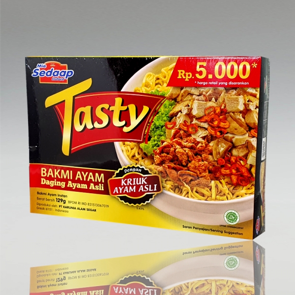 Mie Sedaap Tasty Kriuk Ayam Asli, 124g
